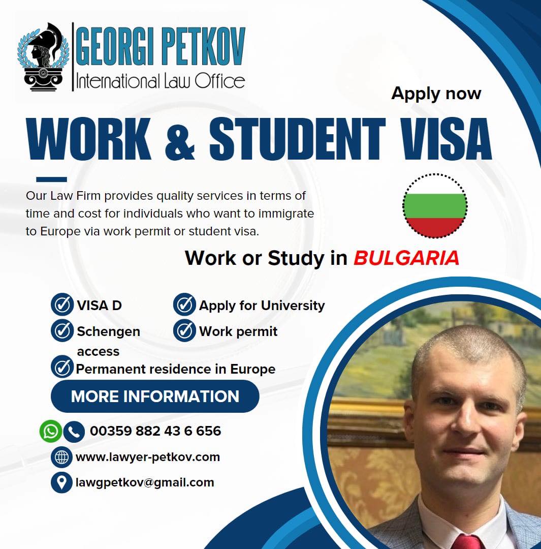 bulgarian work visa, job vacancies bulgaria, work permit bulgaria